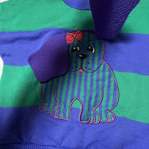 Miniwaves Vintage Puppy Sweater Size 4 - Picture 3 of 7